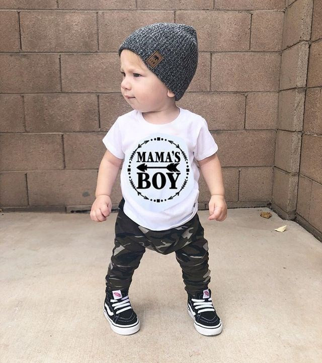 Elevate Your Child's Wardrobe with Our Summer Boy Clothes Cotton T-Shirt Pants