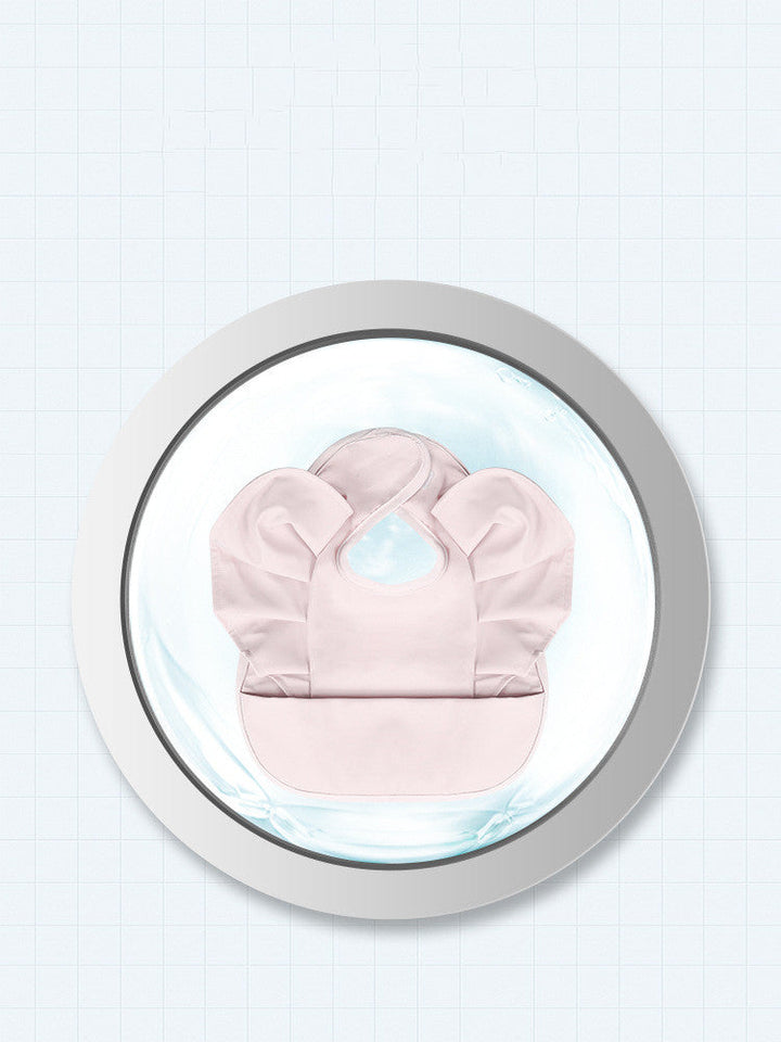 The Ultimate Baby Feeding Solution - Waterproof Bib with Rice Pocket