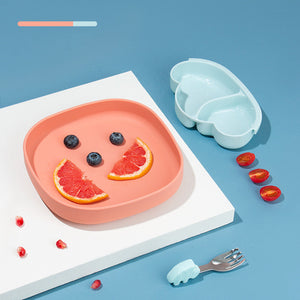 The Essential Baby Portable Silicone Sucker Feeding Tableware Plate