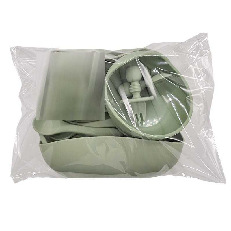 Baby Eat Learning Food Feeding Silicone Tableware