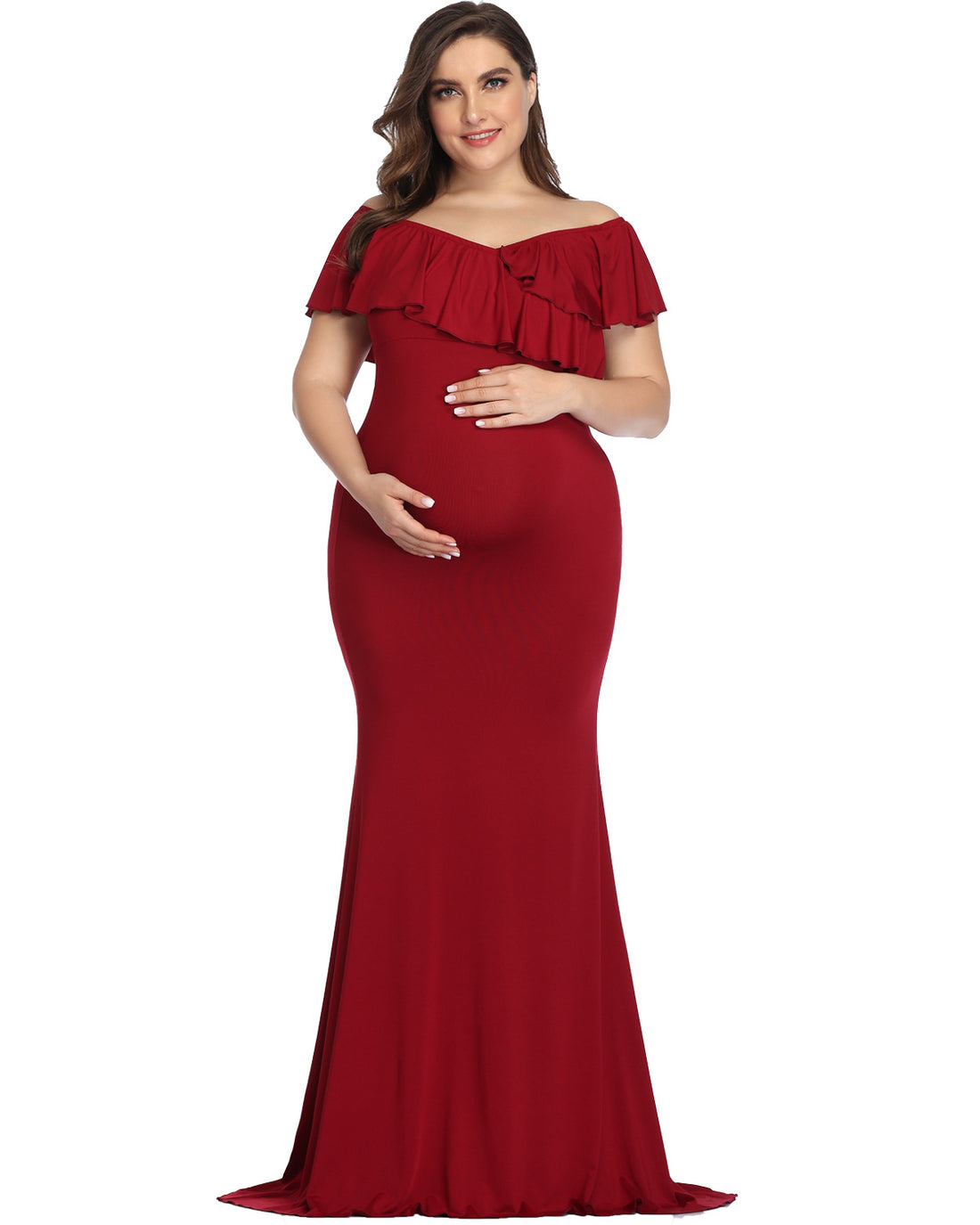 Maternity Chiffon Mop Dress