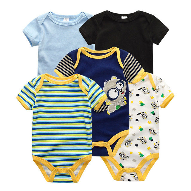 Five-piece baby romper