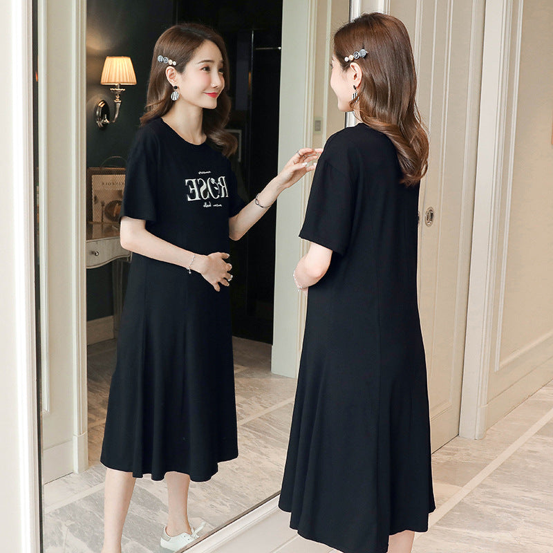 Maternity short sleeve dress