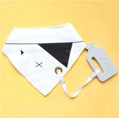 Cotton Burp Silicone Bibs