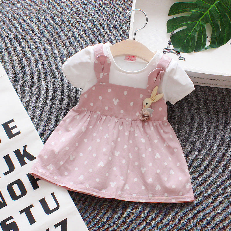 Summer Cute Cartoon Baby Princess Dress