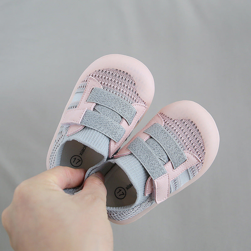 Baby Toddler Jelly Bottom Velcro Shoes