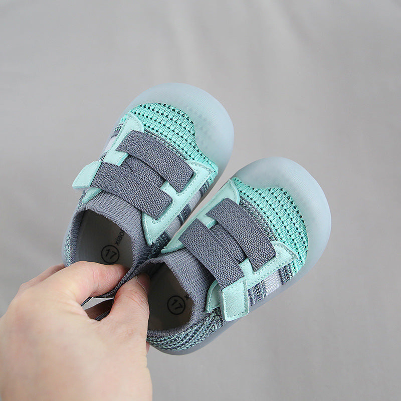 Baby Toddler Jelly Bottom Velcro Shoes