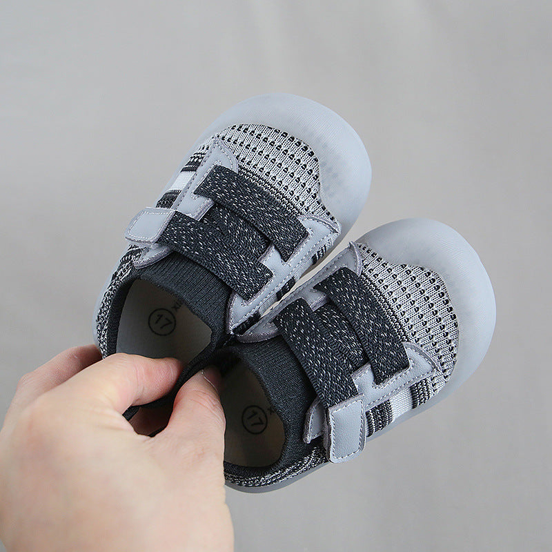 Baby Toddler Jelly Bottom Velcro Shoes