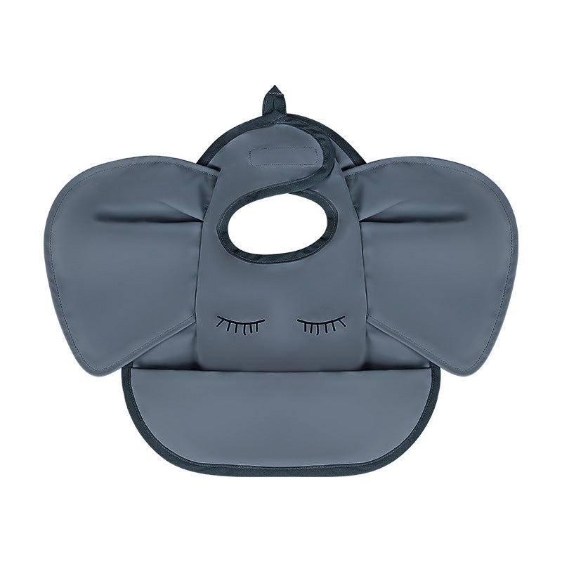 Baby Feeding Waterproof Bib Rice Pocket