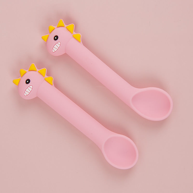 Baby Silicone Training Spoon Tableware