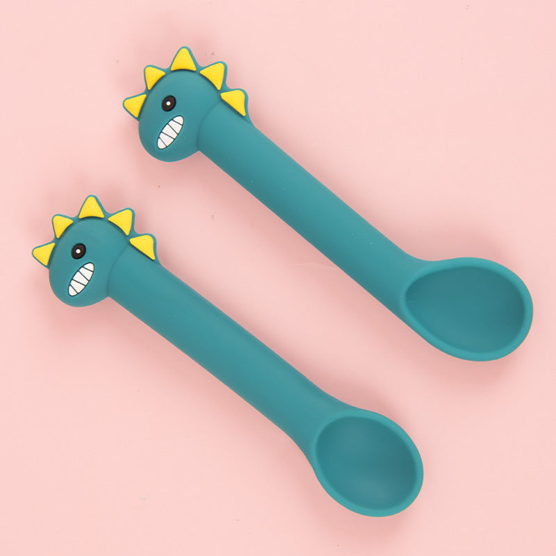 Baby Silicone Training Spoon Tableware