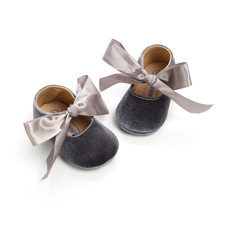 Ribbon Spring Baby Princess Shoes