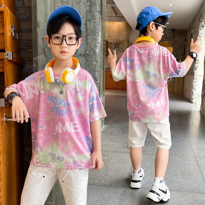 Summer Big Boy Handsome Tops