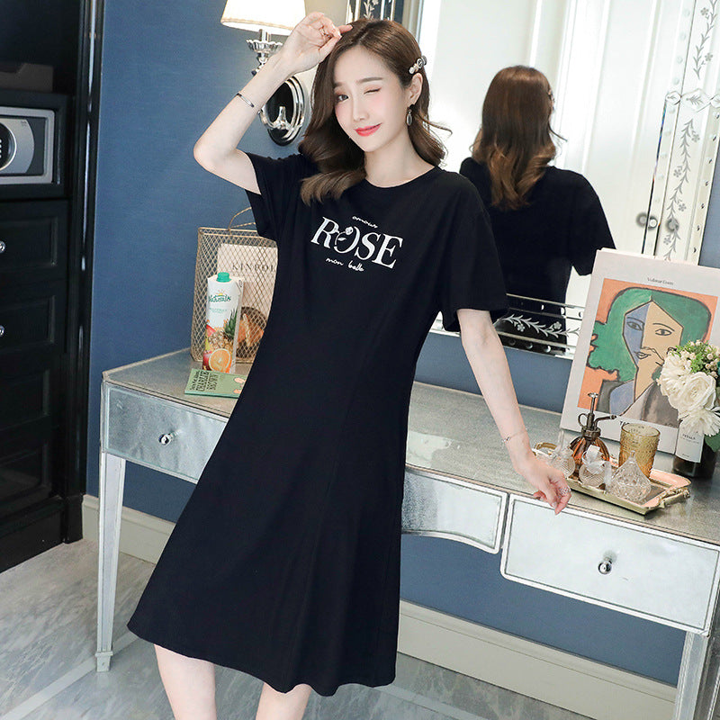 Maternity short sleeve dress