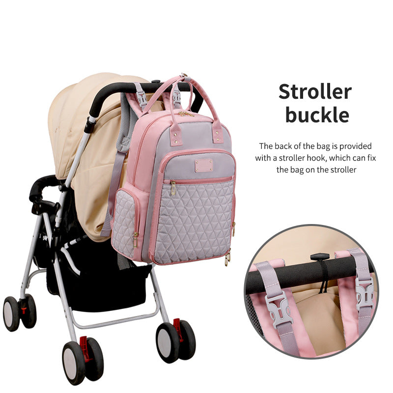 Multifunctional Portable Waterproof Diaper Bag
