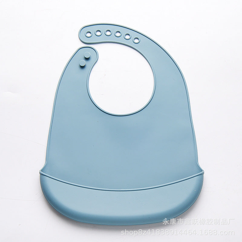 Thin Baby Eating Silicone Baby Bibs
