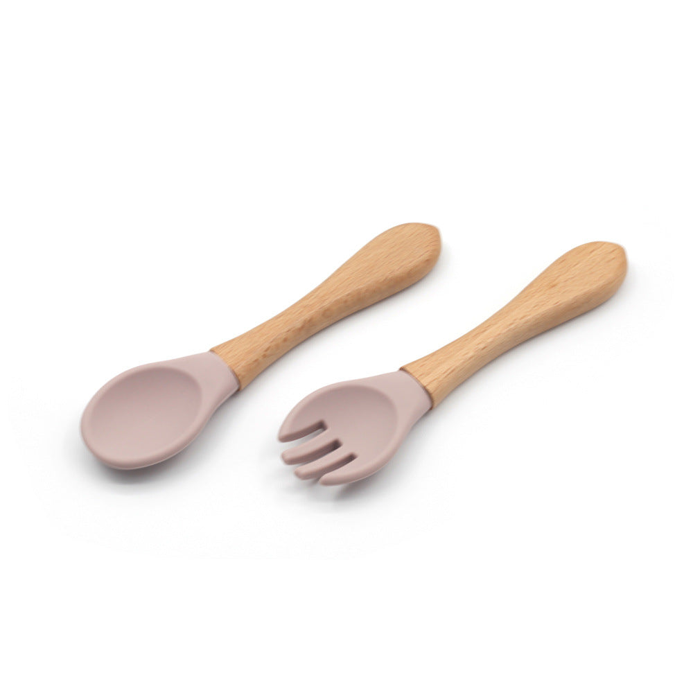 Baby Silicone Spoon Fork Tableware