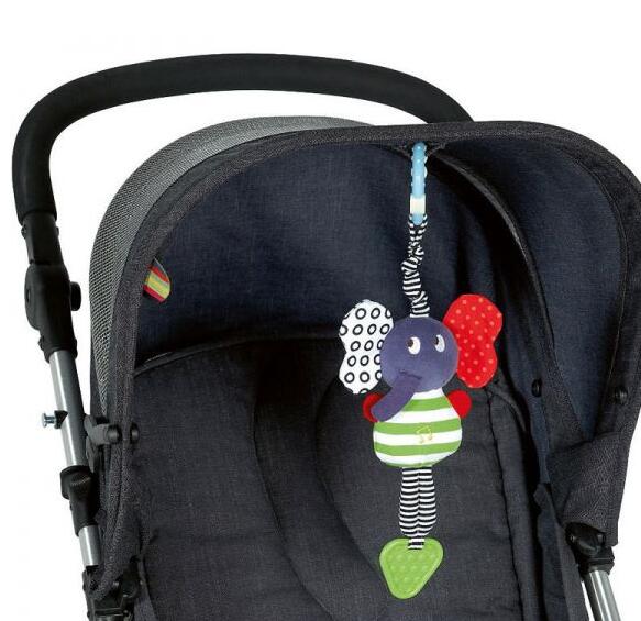 Musical Elephant Hanging Teether Baby Toys