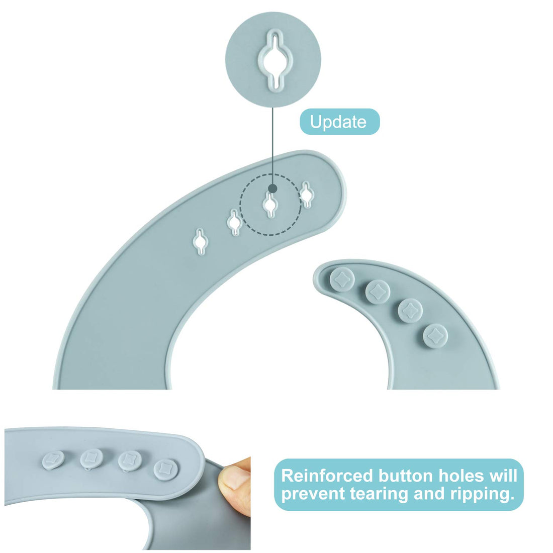 Soft Silicone Baby Bibs