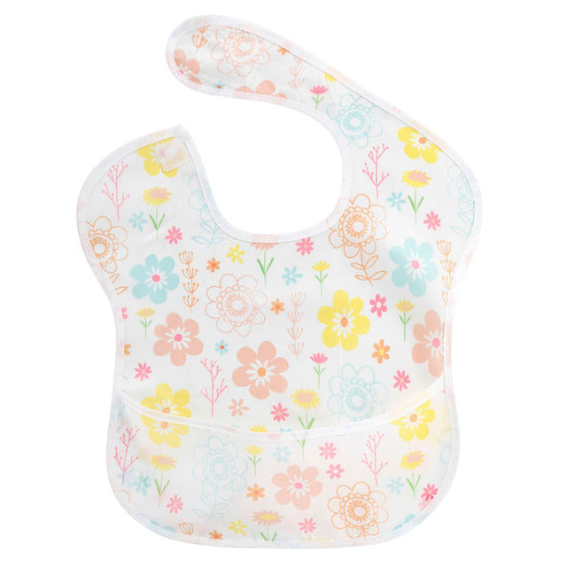 Polyester TPU Coated Waterproof Baby Bibs