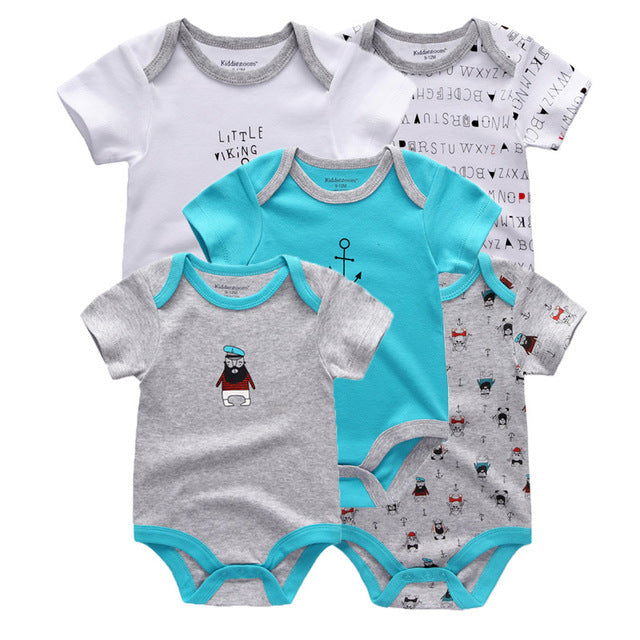 Five-piece baby romper