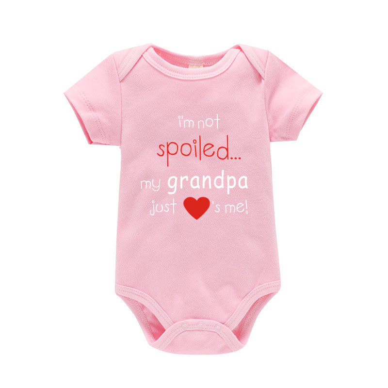 Short-sleeved Cotton Baby Romper