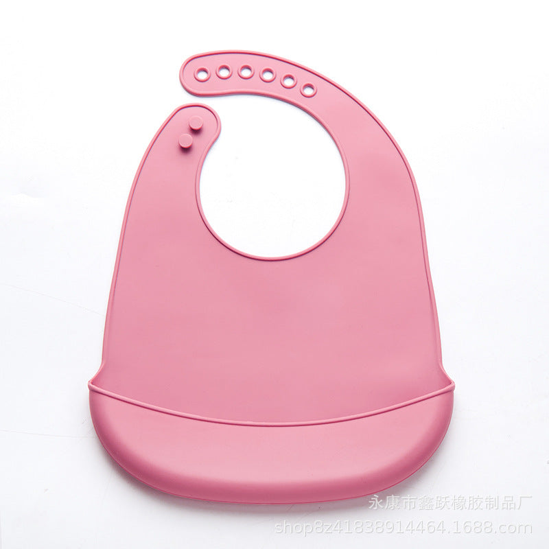 Thin Baby Eating Silicone Baby Bibs