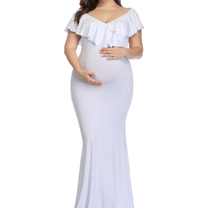 Maternity Chiffon Mop Dress