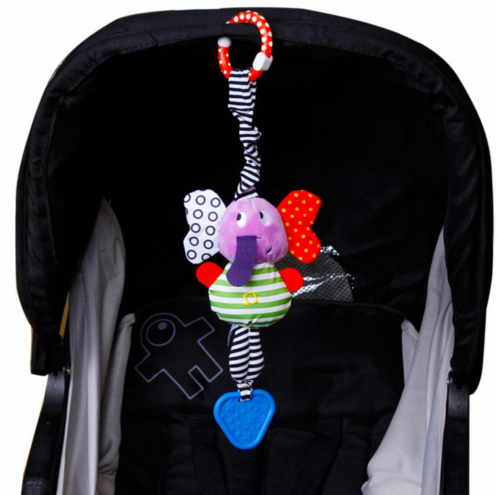 Musical Elephant Hanging Teether Baby Toys