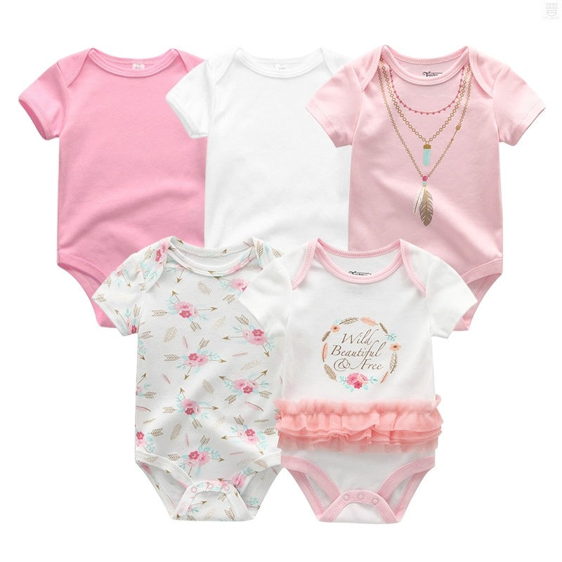 Five-piece baby romper