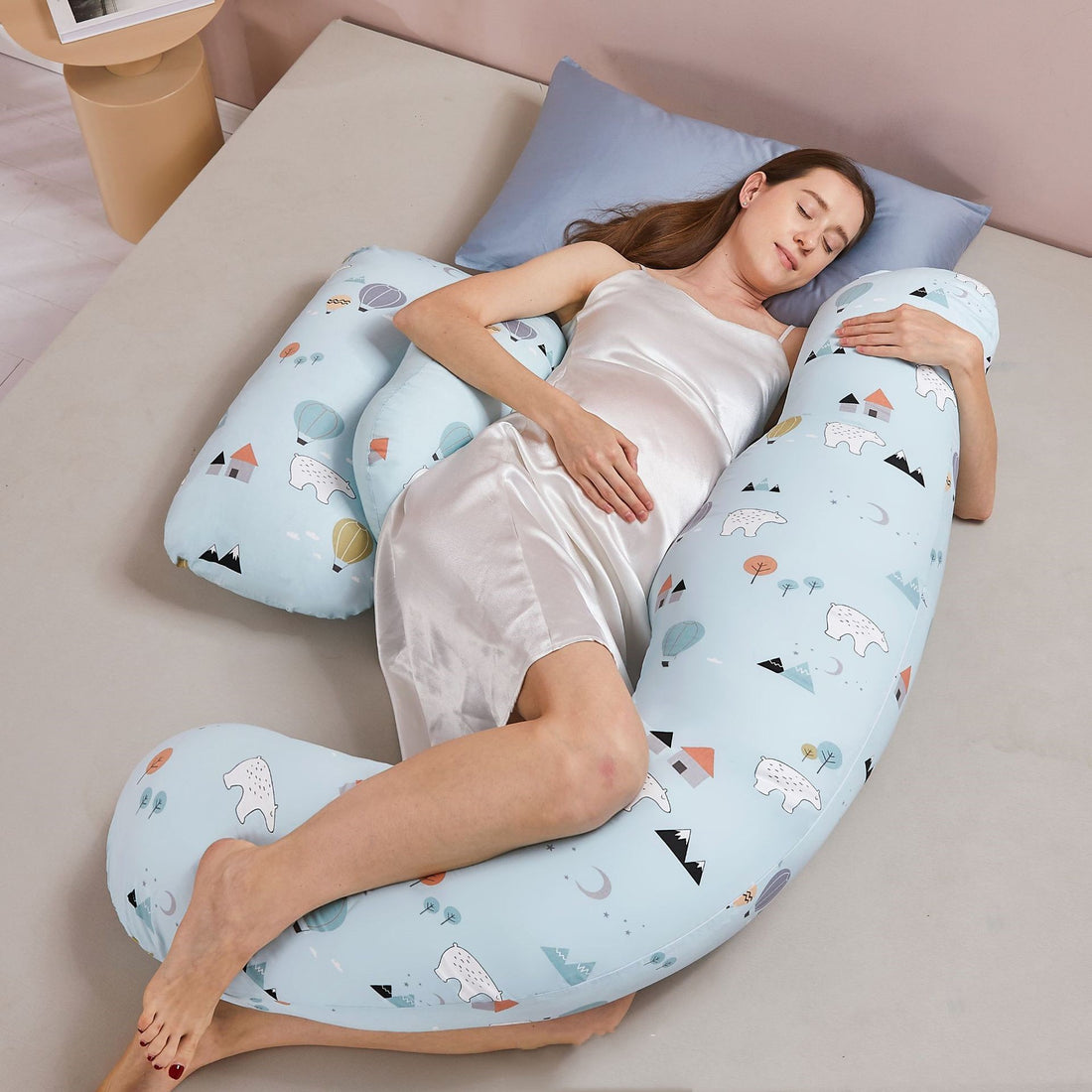 Summer Tencel Maternity Lumbar Side Sleeping Pillow