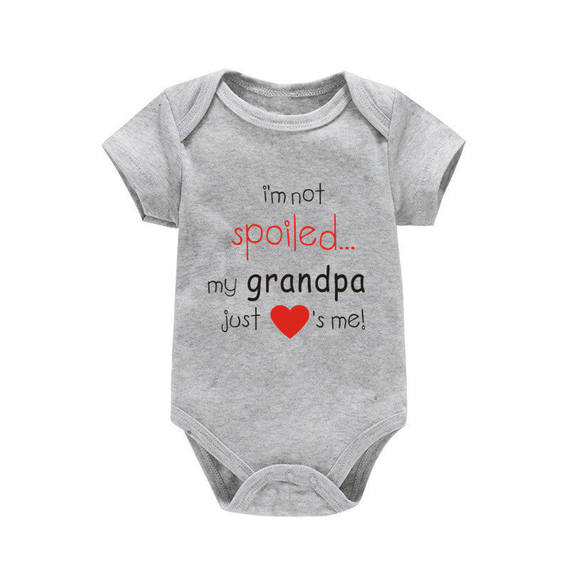 Short-sleeved Cotton Baby Romper