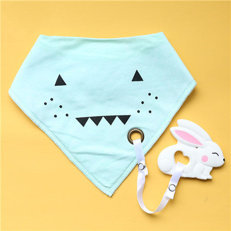 Cotton Burp Silicone Bibs