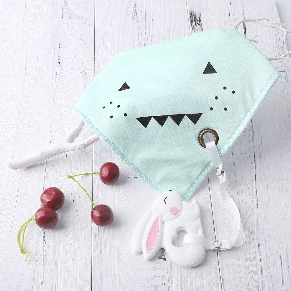 Cotton Burp Silicone Bibs
