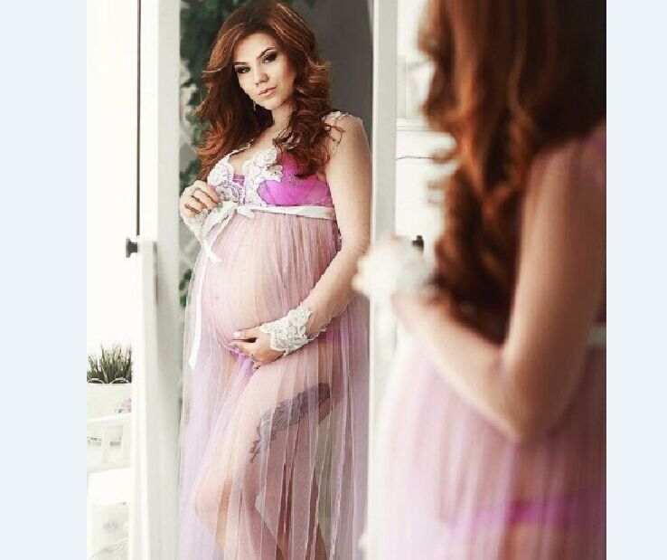 Plus Size Seduction Maternity Dress