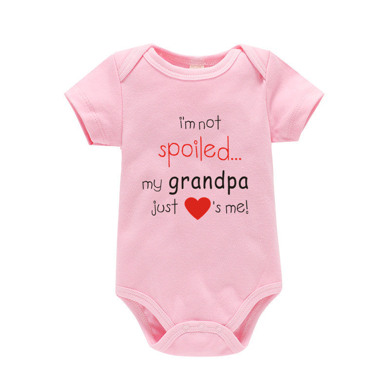 Short-sleeved Cotton Baby Romper