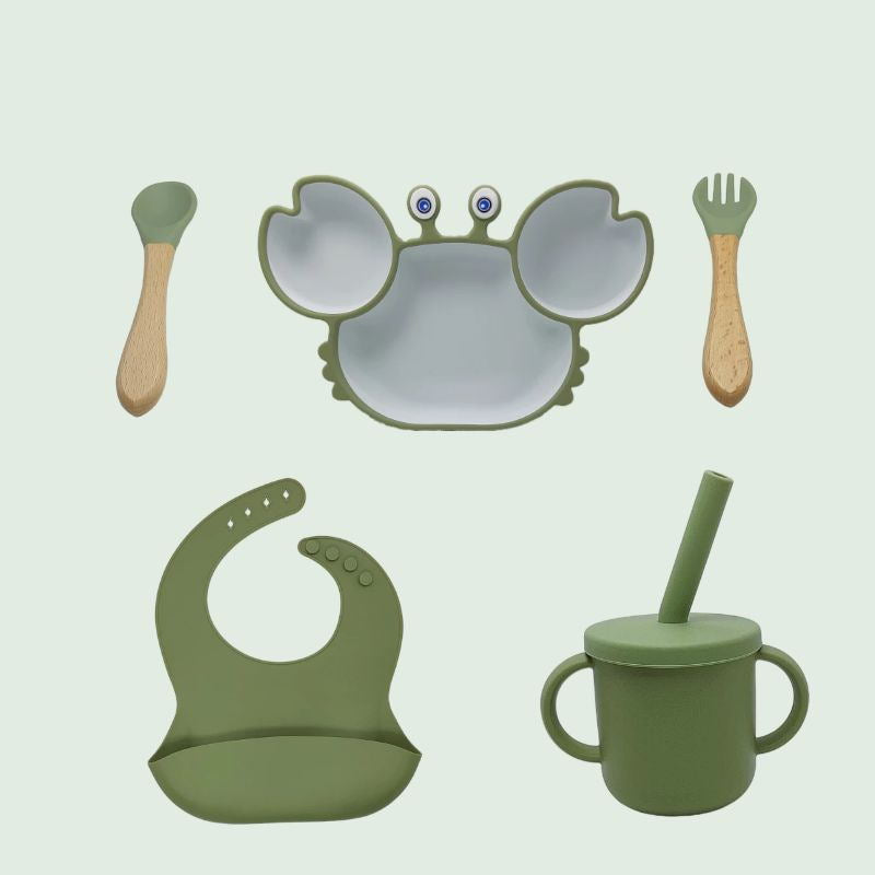 Silicone Baby Dishes for Children's Tableware