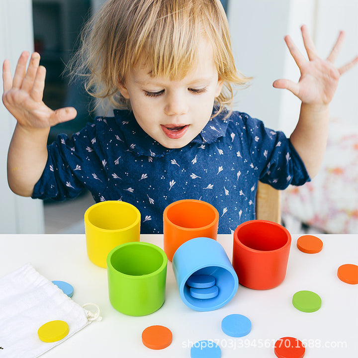 Baby Early Education Toys Color Classification Cup