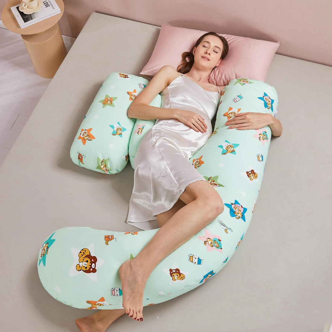 Summer Tencel Maternity Lumbar Side Sleeping Pillow