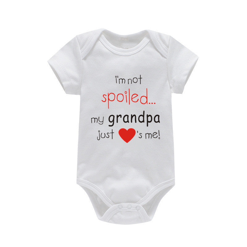 Short-sleeved Cotton Baby Romper