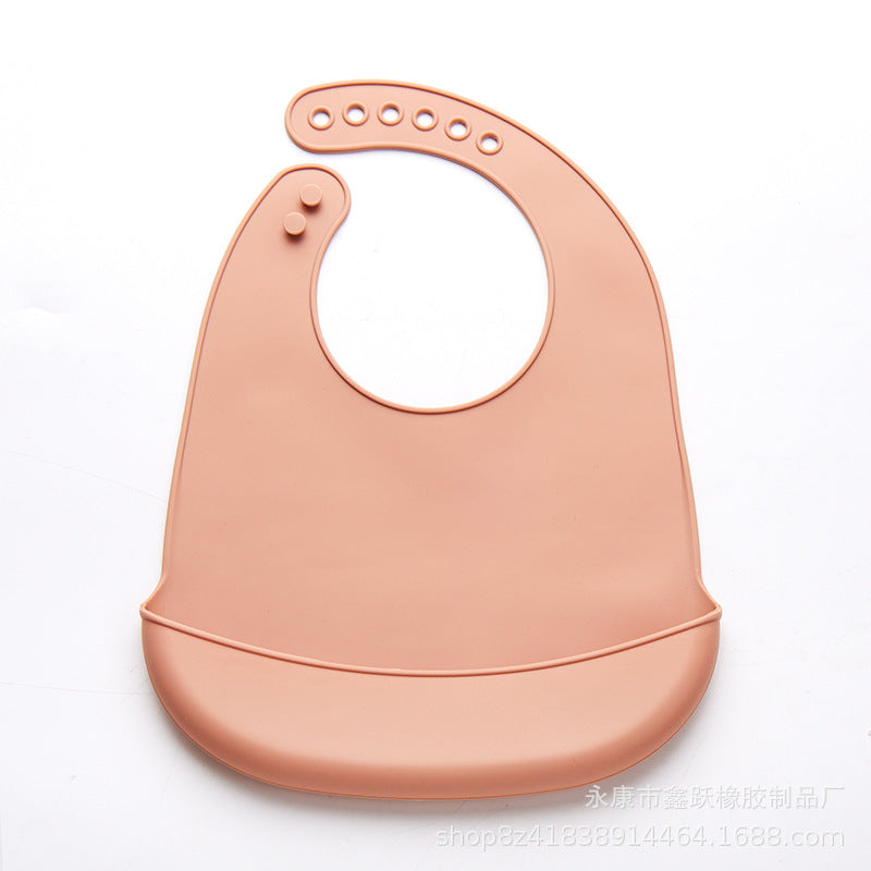 Thin Baby Eating Silicone Baby Bibs