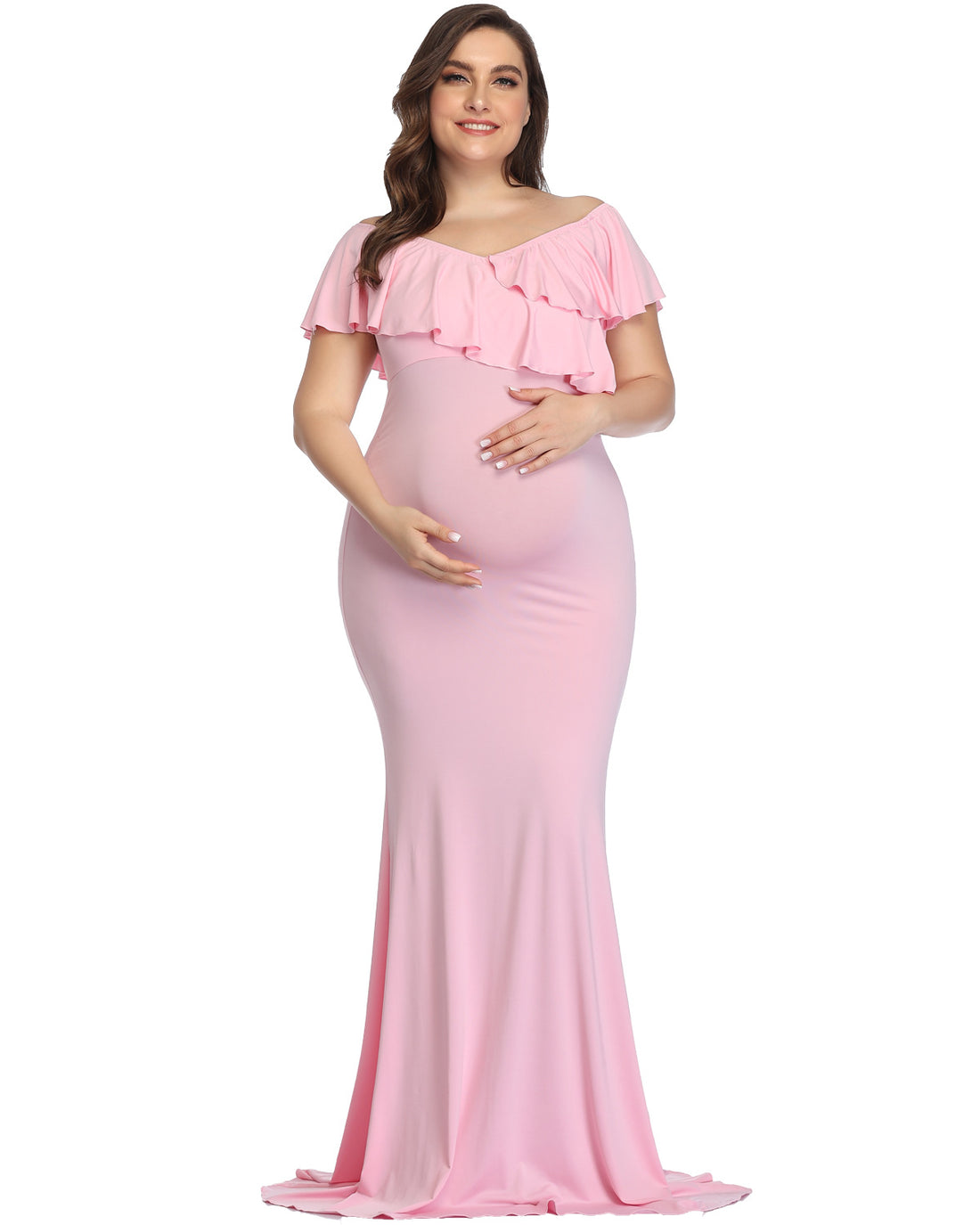 Maternity Chiffon Mop Dress
