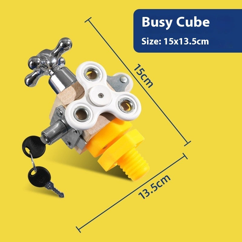 Wooden Baby Early Education Busy House Toys