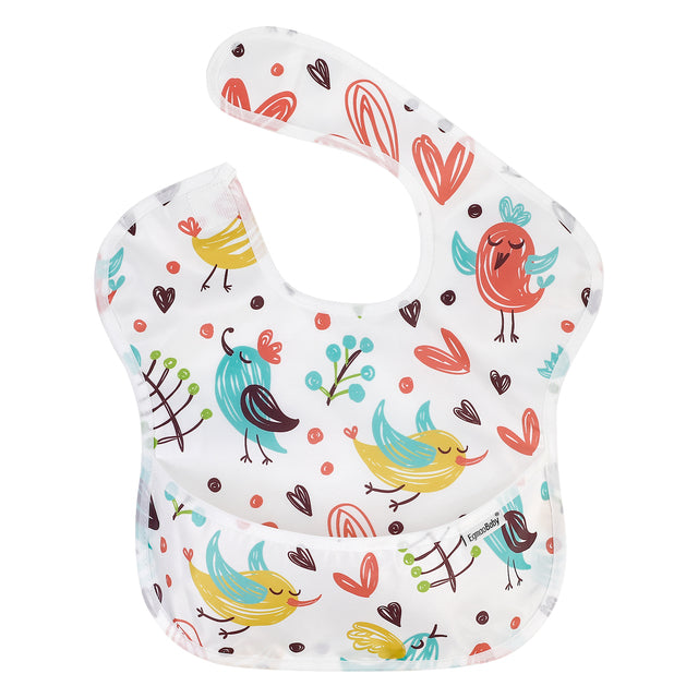 Polyester TPU Coated Waterproof Baby Bibs