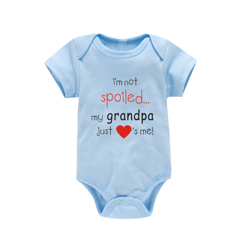 Short-sleeved Cotton Baby Romper